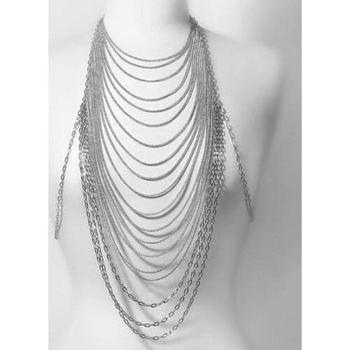 Fashion present Bikini Crossover Waist Belly Harness new Tassel Body Chain chaine bijou corps sexy Necklace Jewelry