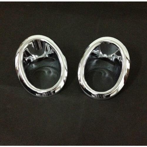 For Nissan X-Trail X Trail T31 Rogue 2012 2013 Front Fog Lights Cover Trims Head Lamp Garnish ABS Chrome Car-styling Accessories