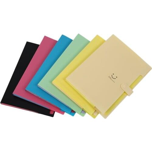 Plastic Expanding File Folders Accordion Document Organizer 5-Pocket A4 Letter Size for School and Office