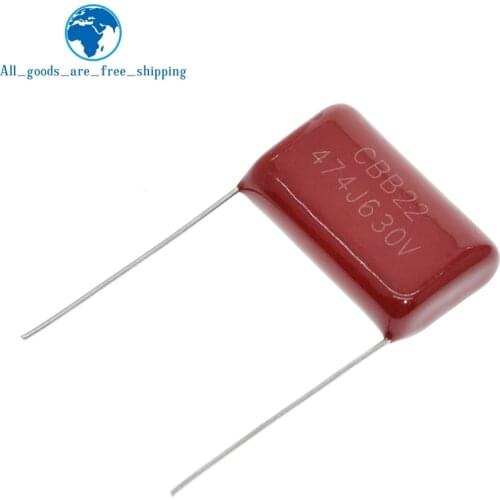 10PCS 630V474J 0.47UF 470NF Pitch 20MM 630V 474 CBB Polypropylene film capacitor