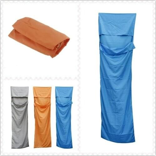 Portable Single Sleeping Bags Camping Travel Healthy Outdoor Sleeping Bag Ultralight Outdoor Sleeping Bag Liner Polyester Pongee