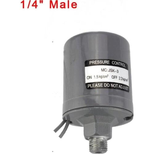 220V G 1/4" inch Male threaded water pump pressure switch controller mechanical action 1.0-1.8/1.5-2.2/1.8-2.6/2.2-3.0kgf/cm2