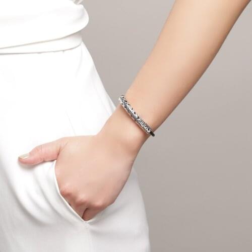 SA SILVERAGE Black Bracelets