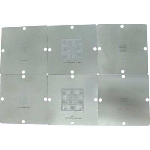 4PCS 90x90mm PS4 BGA reballing stencils solder ball steel template for BGA IC reballing station CXD90025G CXD90026G