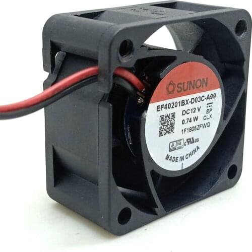 For Sunon 4cm 4020 12V 0.74W double ball fan ef40201bx-d03c-a99 For North South Bridge 1U power cooling fan