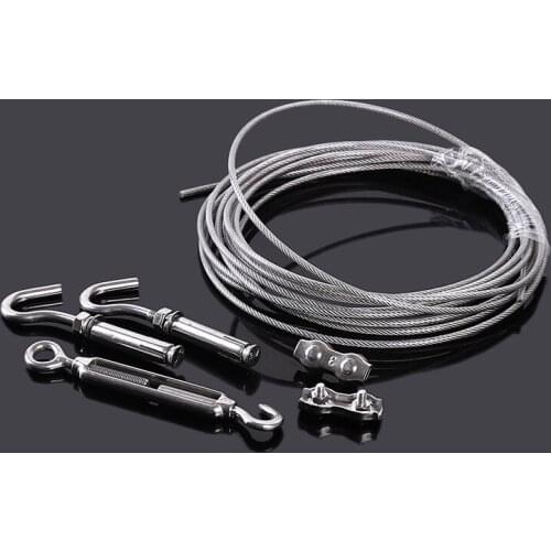 Hanging Laundry Dryer Clothes Organiser Rack Wall Retractable Clothesline Stainless String Invisible Rope For Indoor Outdoor