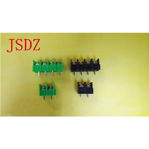 50pcs/Lot Fence terminal block MG7.62-2P/3P/4P/5P/6P/7P/8P/9P KF7.62 Connector Green 7.62mm Pitch NEW
