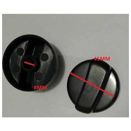 Cooktop Parts gas burner knobs black plastic knob 8mm diameter