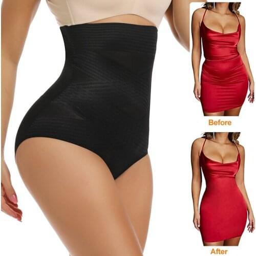 High Waist Trainer Women Tummy Slimming Control Panties Body Shaper Butt Lifter Thong Panty Shapewear Underwear Corset