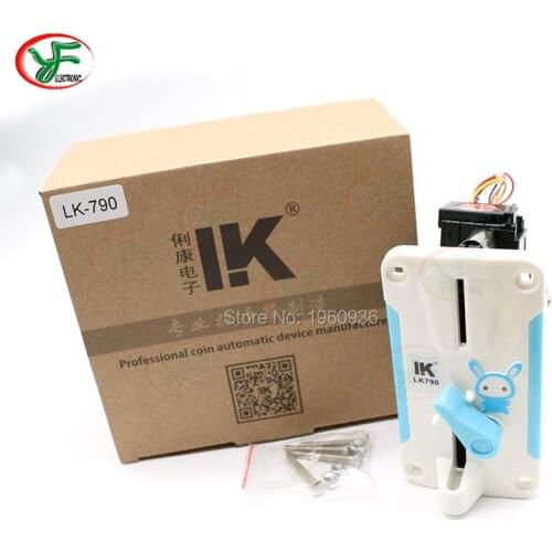 1PCS Front inserting type coin acceptor coin mechanism Computer electronic selector for Claw Crane game machine