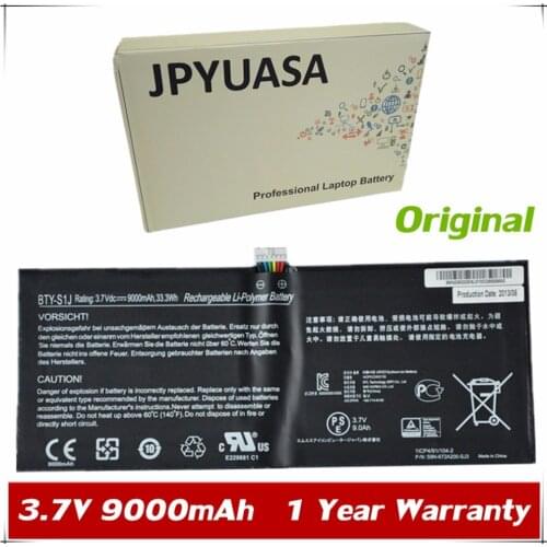 7XINbox 3.7V 9000mAh 33.3Wh Original BTY-S1J Laptop Battery For MSI W20 3M-013US 11.6-Inch Tablet Series