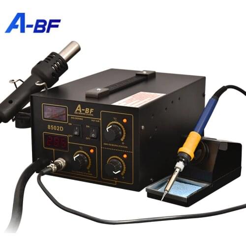 A-BF 8502D Hot Air Gun Soldering Station 220V Repair Tool 2-in-1 Digital Rework Welding Station Hair Dryer For Soldering