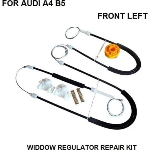 FREE SHIPPING OE#8D0837461 CAR PARTS FOR AUDI A4 B5 WINDOW REGULATOR REPAIR KIT FRONT LEFT 1994-2001 NEW