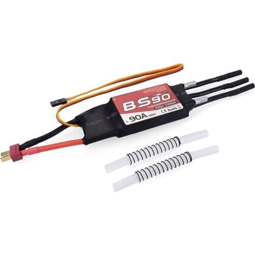 Waterproof 90A 70A 50A Boat Brushless Electric Speed Controller 2-6S Lipo BEC 5.5V/5A Programming Card for 2948 3660 3670 Motor