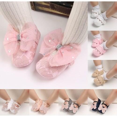 Party Ballerina Booties Christening Baptism Kids Girls Baby Flower Shoes Baby Rhinestone Girl Baby Shoes First Walker