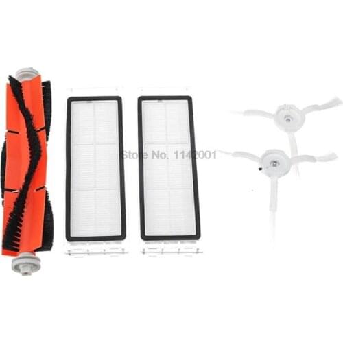 110sets For XiaoMi Roborock S50 S51 S55 S5 S6 S60 Accessories Vacuum Cleaner Parts Washable HEPA Filter Main Brush Side Brush