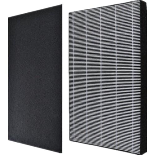 Air purifier filter HEPA + primary activated carbon cotton for Sharp KC-850E-R