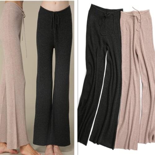Fin Dreey Women's Knitted Trousers