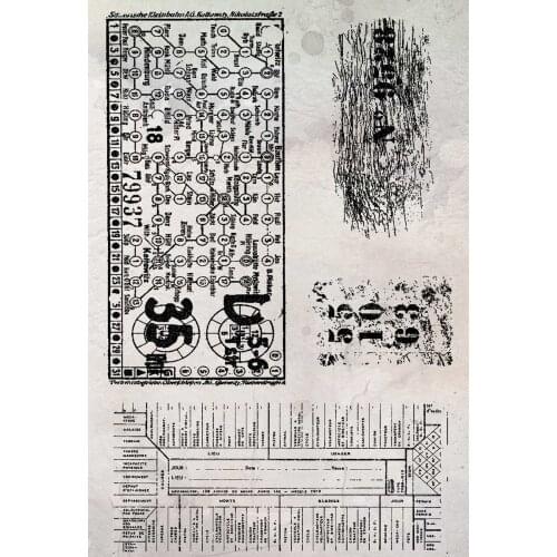 Background stamp Clear Stamp for Scrapbooking Transparent Silicone Rubber DIY Photo Album Decor 1131