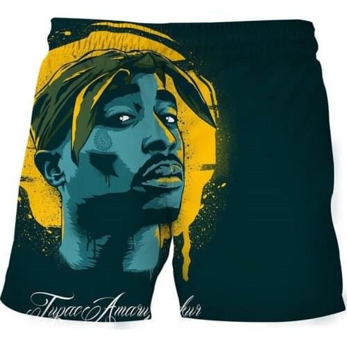 Summe Set Teen Super Cool Tupac 2pac Shorts Casual Harajuku Punk Costume Children Clothing Print Pants Children Beach Shorts