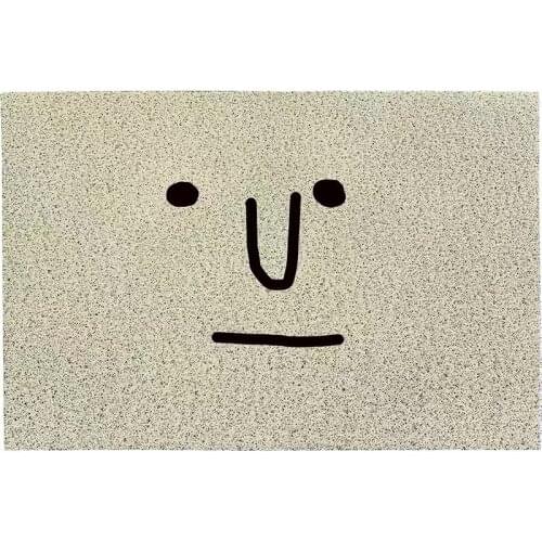 Cartoon Strange Take The Door Silk Circle Mat Can Cut Porch Door Door Mat Anti Slip Mat Rub Land Blanket