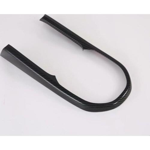 Auto gear panel trim sticker interior moulding trim for KIA K3 cerato 2019 ,ABS chrome