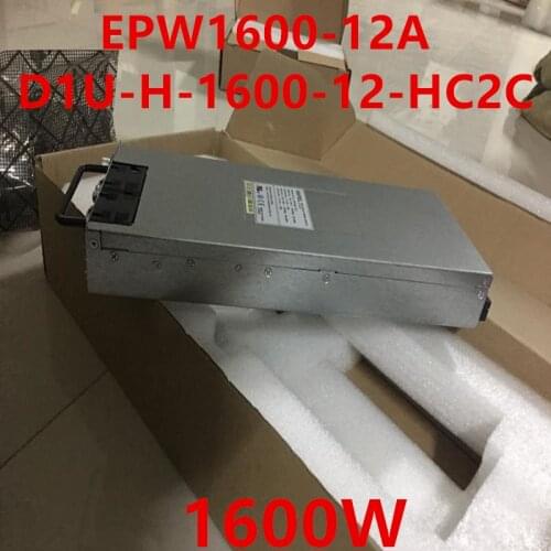 New PSU For Huawei MuRata Tecal E6000 1600W Power Supply EPW1600-12A D1U-H-1600-12-HC2C