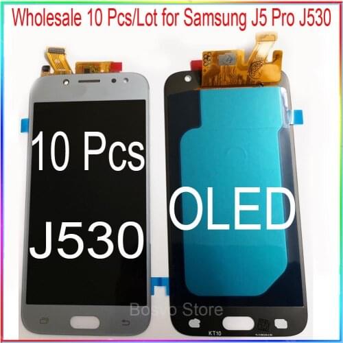 Wholesale 10 Pcs/Lot for Samsung J5 2017 J530 J5 PRO LCD Screen display with touch Digitizer assembly