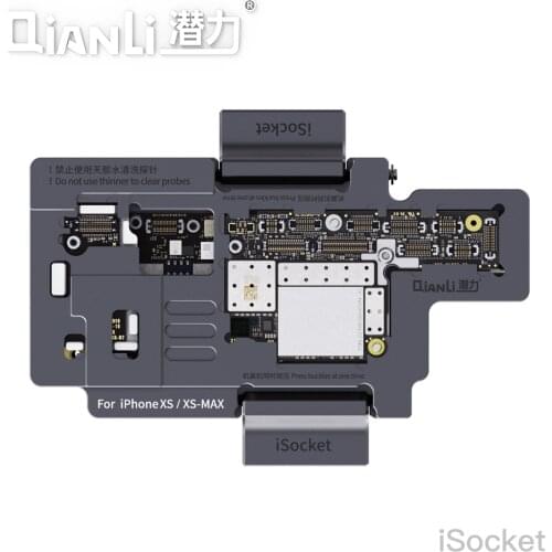 QIANLI iSocket for iPhone x xs / xs max motherboard test fixture For IPHONE X double-deck motherboard Function Tester