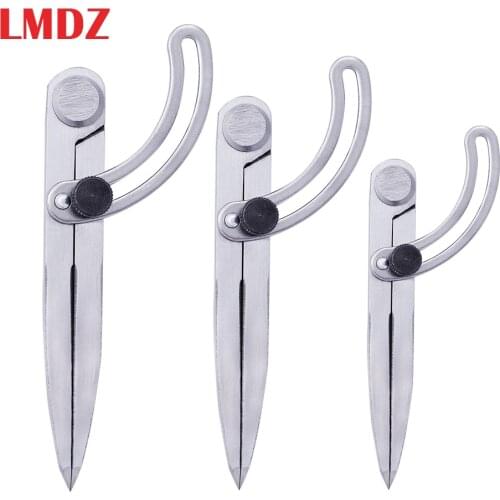 LMDZ Adjustable pacing Gauge Line Drawing Device Snap fitters draw compasses wood industry classified edge trimmer leather tool