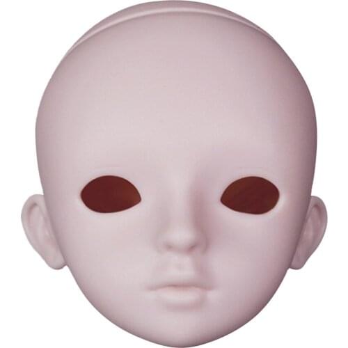 Handmade 1/3 Girl Doll Head Sculpt DIY Making Practice Accessory White Skin