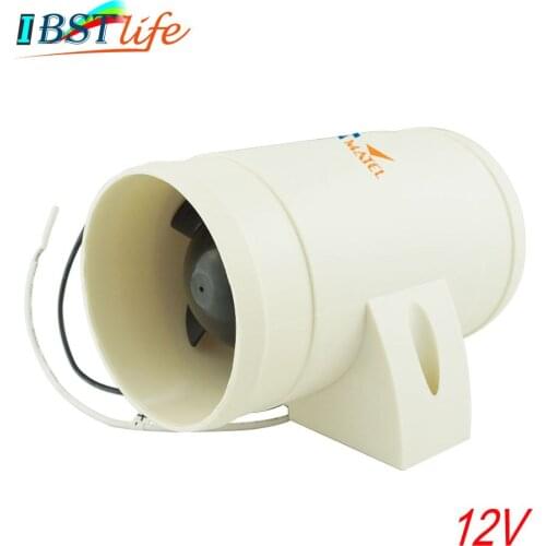 12V In-Line Air Blower Boat Bilge Engine Galley Marine Cabin Ventilation Fan Corrosion Resistant ABS Marine Boat Parts