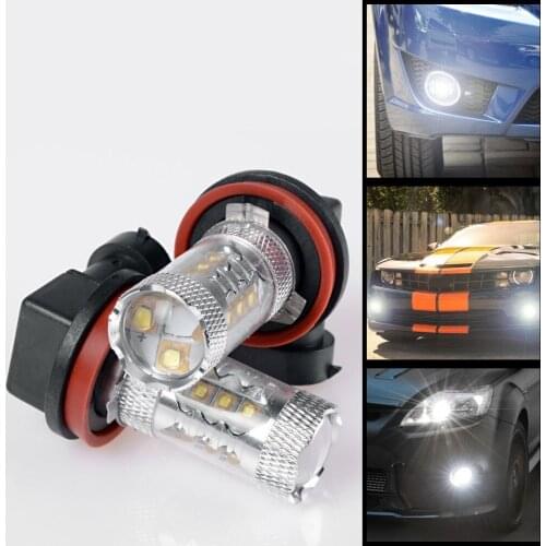 Bargain!!!2x Can-bus 80W H11 Cree Chip LED Nebelscheinwerfer Tagfahrlicht TFL Opti