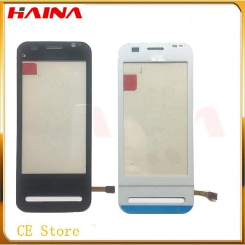 3.5" nich Touch Screen For NOKIA C6 Touch Screen with Frame with Digitizer Glass Panel Replacement