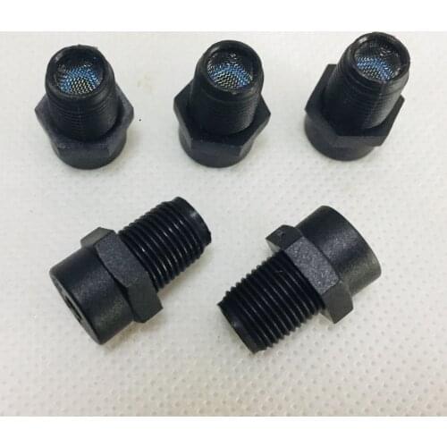 50PCS Low-pressure Plastic Mist Nozzle, 1/8 male thread, Fogger for terrarium, anti-drip device