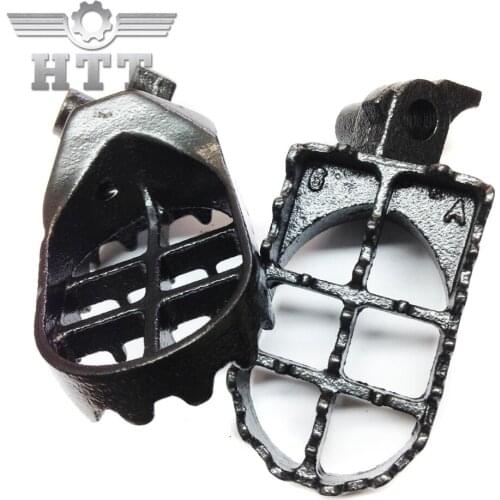 Aftermarket free shipping motorcycle parts Racing Foot Pegs For honda CR500R CR250R CR125R YZ125 YZ250 WR400F YZ400F GRAY