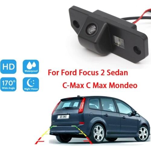 Car Rear View Camera For Ford Focus 2 Sedan C-Max C Max Mondeo CCD Full HD Parking Reverse Backup Camera high quality RCA