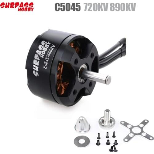 SURPASS HOBBY C5045 Brushless External Rotor Motor High Torque High Power Motor with Accessories for DIY RC Aircraft Model