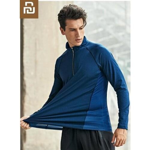New Autumn man Fitness motion Long sleeve t-shirt Quick drying High elasticity Breathable Reflective Male sweatshirt Tee Shirt