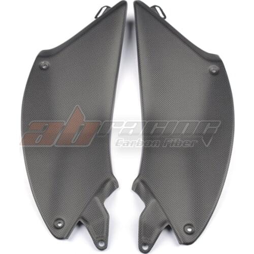 Gas Fuel Tank Knee Side Panels Fairings For Ducati Diavel 2011-218 Full Carbon Fiber 100