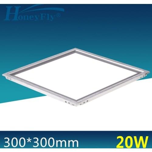 HoneyFly LED Panel Ceiling Light 300X300mm 20W 220V Super Slim 6000K LED Grid Light Kitchen Toilet Home LED Panel Lamp