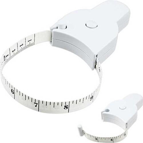 1pcs Fitness Accurate Caliper Measuring Tape Body Fat Weight Loss Measure Retractable Fitness Equipment ruler Accessories