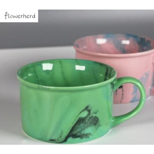 Large Ink Style Ceramic Mug Coffee Mug Coffeeware Household Coffee Cup Milk Cup Household Tea Cup Teaware Drinking Water Cup