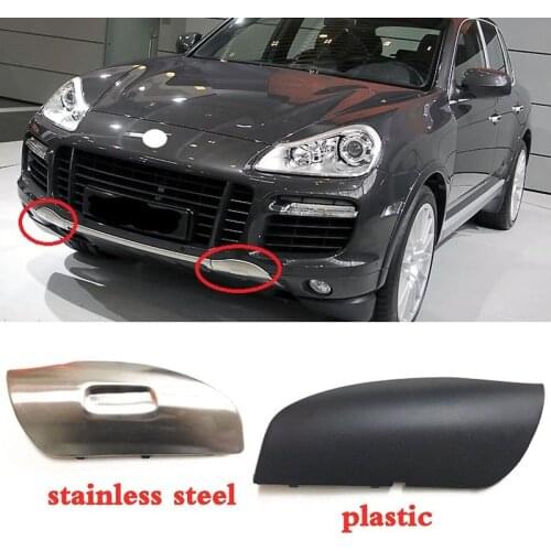 Lofty Richy For Porsche Cayenne 2007-2010 Front Bumper Tow Hook Cover Fauling Eye Cap Plug Towing Traction Shell Housing