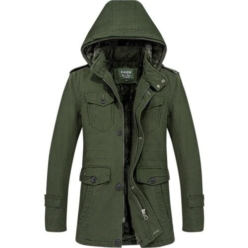 New Jacket Men 2017 Hot Sale Thick High Quality Autumn Winter Warm Outwear Brand Coat Casual Solid Male Windbreak Jackets M-3XL