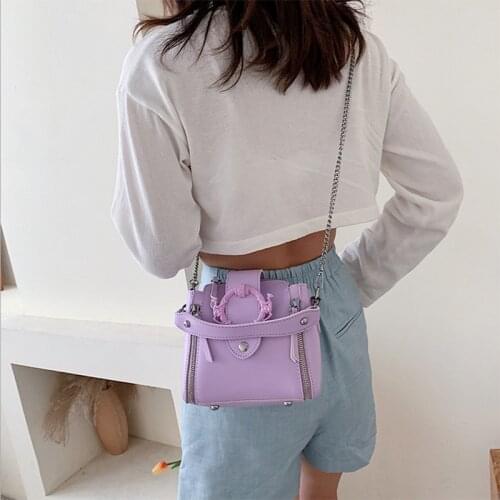 Small Bag Womens Bag Messenger Bag Texture Foreign Style Small Bag Womens Summer Bag 2020 New Fashion Leisure Bag Cow Leather