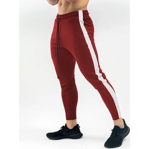 Men running jogging pants autumn/winter fitness training sports pants drawstring outdoor travel casual trousers men pencil pants