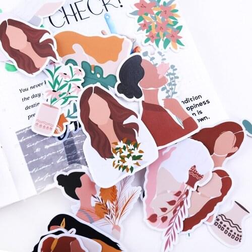 23pcs Young girl stickers/Scrapbooking Stickers /Decorative Sticker /DIY Craft Photo Albums