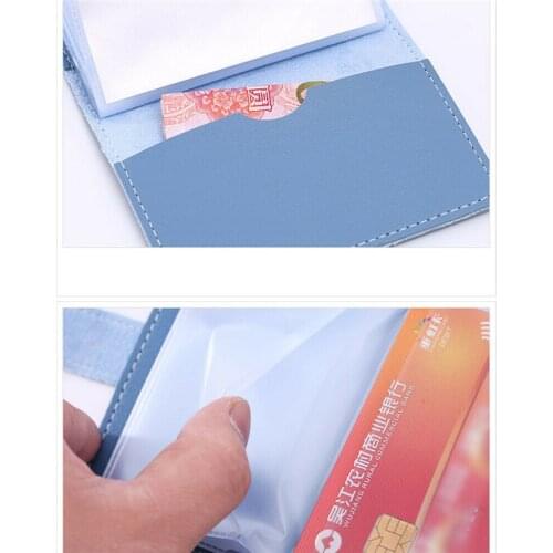 New Women Card Bag Lovely Leather Wallet Coin Purse Clutch For Lady Cute Princess Business Card Holder Bag Fashion