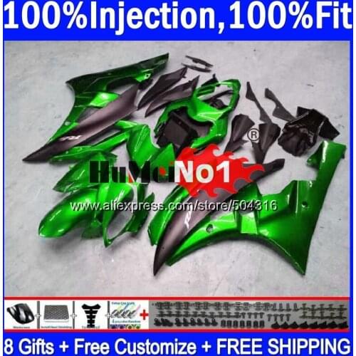 OEM For YAMAHA YZF R 6 YZF 600 YZF-600 7MC.114 YZF R6 06-07 600CC YZF600 YZF-R6 2006 2007 YZFR6 06 07 OEM Fairings Metal green